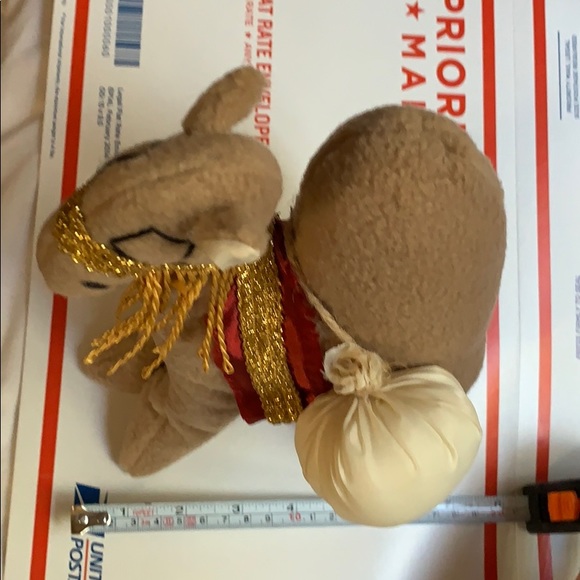 Vintage camel Nativity scene Christmas vintage fabric doll decoration used - Picture 7 of 8